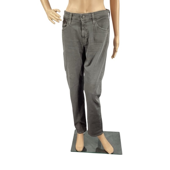 AG Adriano Goldschmied Ex-Boyfriend Slim Jeans Gray AG-Ed 27R - Picture 1 of 7